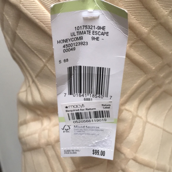 *Evan Picone Yellow Honecomb Sheath Dress - Picture 5 of 6